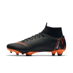 [해외] NIKE Nike Mercurial Superfly VI Pro FG [나이키축구화,나이키풋살화] Black/White/Total Orange (AH7368-081)