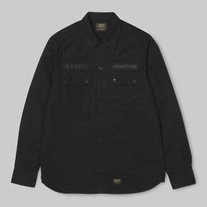 [해외] Carhartt WIP L/S Memories Shirt [칼하트커버올,칼하트바지,칼하트반바지] Black (rinsed) (I024131_89_90-ST-01)