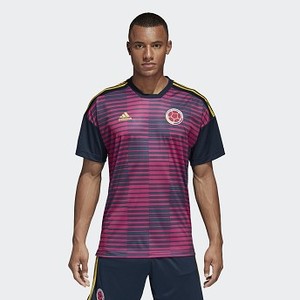 [해외] ADIDAS USA Colombia Home Pre-Game Jersey [아디다스축구유니폼] Bold Pink/Collegiate Navy (CF1543)