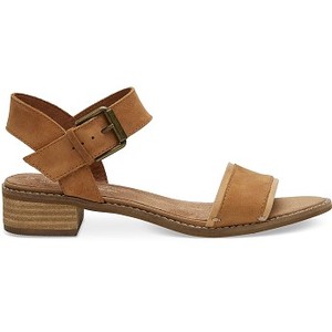 [해외] Toms Tan Leather Womens Camilia Sandals [탐스 슬립온] (889556410361)