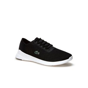 [해외] Lacoste Mens LT Fit Textile Sneakers [라코스테스니커즈] black/dark grey (35SPM0028_237_01)