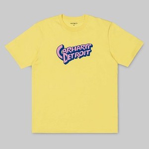 [해외] Carhartt WIP S/S Doctor Detroit T-Shirt [칼하트커버올,칼하트바지,칼하트반바지] Citrine (I024689_957_00-ST-01)