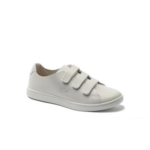 [해외] Lacoste Womens Carnaby Strap Leather Sneakers [라코스테스니커즈] OFF WHITE/OFF W (35SPW0050_18C_01)