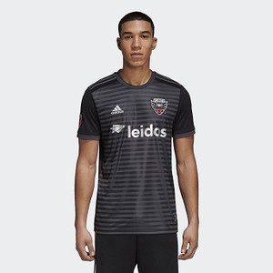 [해외] ADIDAS USA Mens Soccer D.C. United Home Replica Jersey [아디다스축구유니폼] Black/Solid Grey/Red (CE6278)