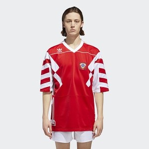 [해외] ADIDAS USA Mens Originals Russia Mash-Up Jersey [아디다스축구유니폼] Scarlet/White (CV7557)