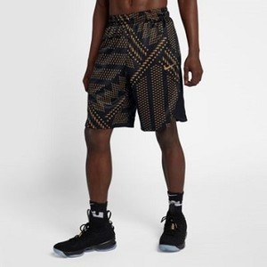 [해외] NIKE Nike LeBron Dri-FIT Elite [나이키반바지] Black/Black/Elemental Gold (893806-010)