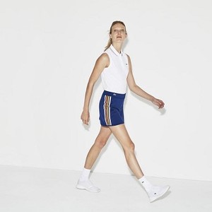 [해외] Lacoste Womens SPORT Contrast Tennis Skirt [라코스테원피스] navy/buttercup-apricot-wh (JF3430_JRX_20)