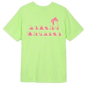 [해외] Stussy Psycho Tropics Pocket 티셔츠 [스투시반팔티,스투시티셔츠] Green (1944206_BLAC_2)