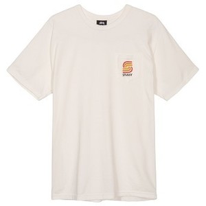 [해외] Stussy S Blend Pocket 티셔츠 [스투시반팔티,스투시티셔츠] Natural (1944207_BLAC_1)