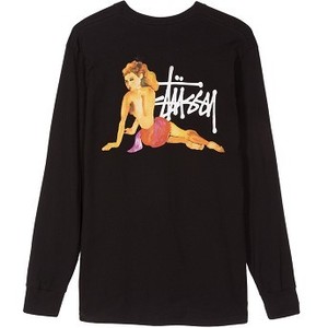 [해외] Stussy Pin Up L/SL 티셔츠 [스투시반팔티,스투시티셔츠] (1994214_WHIT_2)