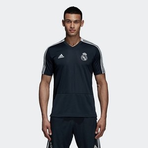 [해외] ADIDAS USA Mens Soccer Real Madrid Training Jersey [아디다스축구유니폼] Tech Onix/Black/Core White (CW8646)