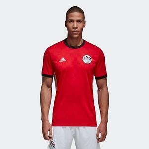 [해외] ADIDAS USA Mens Soccer Egypt Home Jersey [아디다스축구유니폼] Collegiate Red/Black (BR3730)