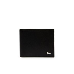 [해외] Lacoste Mens Fitzgerald Colorblock Leather 6 Card Wallet [라코스테지갑,라코스테시계] BLACK BREEN (NH2396FN_A34_24)