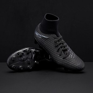 [해외] Nike Hypervenom III Academy DF FG - Black/Black [나이키 축구화, 풋살화, 터프화] (187789)
