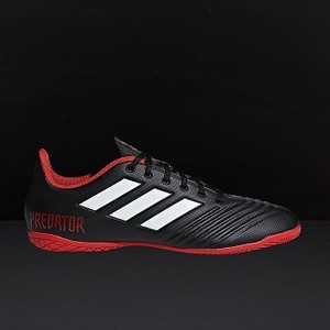 [해외] adidas Predator Tango 18.4 IN - Core Black/White/Red [아디다스축구화,아디다스풋살화] (185813)