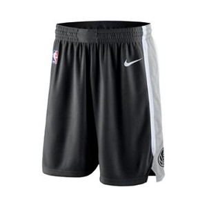 [해외] NIKE San Antonio Spurs Nike Icon Edition Swingman [나이키반바지] Black/Flat Silver/White/White (san-antonio-spurs-icon-edition-swingman-mens-nba-s)