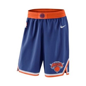[해외] NIKE New York Knicks Nike Icon Edition Authentic [나이키반바지] Rush Blue/White (new-york-knicks-icon-edition-authentic-mens-nba-sh)