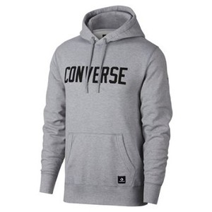 [해외] CONVERSE Converse Essentials Logo Pullover Light Grey Heather (converse-essentials-logo-pullover-mens-hoodie-Lkln)