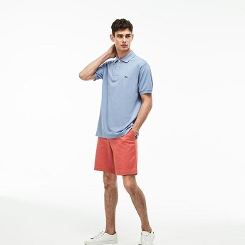 [해외] Lacoste Mens Slim Fit Stretch Bermuda Shorts [라코스테바지] sierra red (FH4665_ZV9_20)