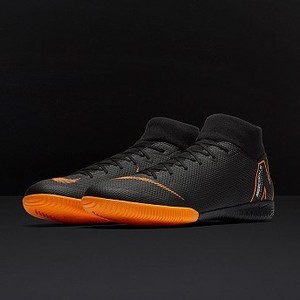 [해외] Nike MercurialX Superfly VI Academy IC - Black/Total Orange/White [나이키 축구화, 풋살화, 터프화] (174045)
