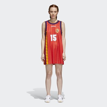 [해외] ADIDAS USA Womens Originals Spain Tank Dress [아디다스원피스,아디다스치마] Multicolor (CE2311)