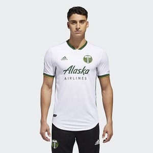 [해외] ADIDAS USA Mens Soccer Portland Timbers Away Authentic Jersey [아디다스축구유니폼] White/Ponderosa (CW5469)