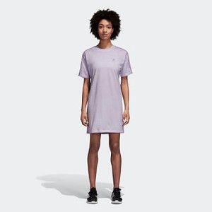 [해외] ADIDAS USA Womens Originals Tee Dress [아디다스원피스,아디다스치마] Purple Glow (DU8498)