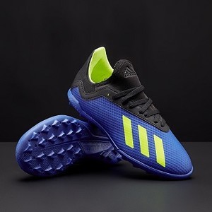 [해외] adidas Kids X Tango 18.3 TF - Football Blue/Solar Yellow/Core Black [아디다스축구화,아디다스풋살화] (185729)
