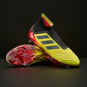 [해외] adidas Predator 18+ FG - Solar Yellow/Core Black/Solar Red [아디다스축구화,아디다스풋살화] (185702)