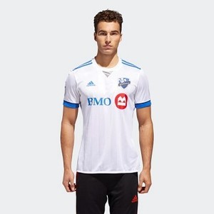 [해외] ADIDAS USA Mens Soccer Impact Montreal Away Jersey [아디다스축구유니폼] White/Blue (DH6886)