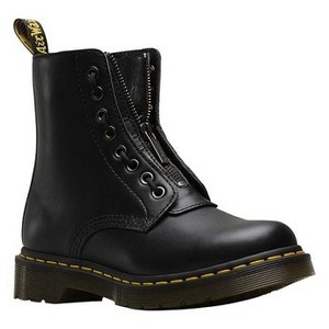 [해외] Dr. Martens 1460 Pascal Front Zip Boot [닥터마틴,닥터마틴8홀] Black Nappa Leather (1885728)