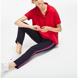 [해외] Lacoste Womens Slim Fit Side Bands Stretch Wool Pique [라코스테바지] DARK NAVY (HF8910-51)