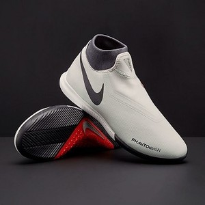 [해외] Nike Phantom Vision Academy DF IC - Pure Platinum/Black/Light Crimson/Dark Grey [나이키 축구화, 풋살화, 터프화] (187846)