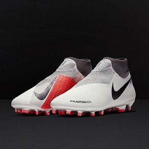 [해외] Nike Phantom Vision Pro DF FG - Pure Platinum/Black/Light Crimson/Dark Grey [나이키 축구화, 풋살화, 터프화] (187712)