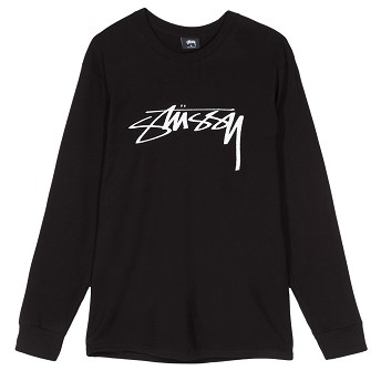 [해외] Stussy Smooth Stock L/SL 티셔츠 [스투시반팔티,스투시티셔츠] (1994288_BLAC_1)