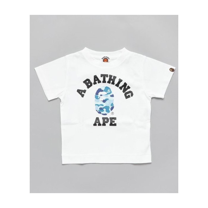 [해외] BAPE ABC COLLEGE 티셔츠 K [베이프] 화이트/네이비 (26783599_200_D_215)