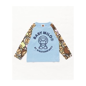 [해외] BAPE ALL BABY MILO MULTI LONG SLEEVE 티셔츠 K [베이프] 블루 (33485713_24_d_215)