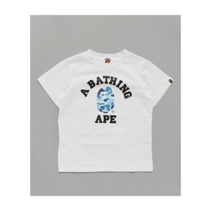 [해외] BAPE ABC COLLEGE 티셔츠 K [베이프] 화이트/네이비 (33287956_200_d_215)