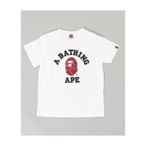 [해외] BAPE COLOR CAMO COLLEGE 티셔츠 K [베이프] 화이트/레드 (33485684_106_d_215)