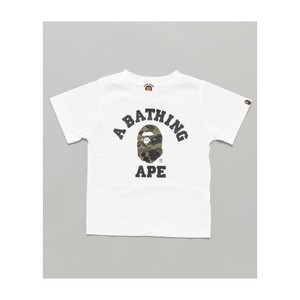 [해외] BAPE 1ST CAMO COLLEGE 티셔츠 K [베이프] 화이트/그린 (33485677_107_d_215)
