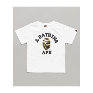 [해외] BAPE 1ST CAMO COLLEGE 티셔츠 K [베이프] 화이트/옐로우 (33485677_251_d_215)