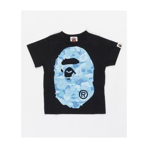 [해외] BAPE FIRE CAMO BIG APE HEAD 티셔츠 K [베이프] 블랙/블루 (38593207_238_d_215)
