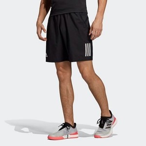 [해외] Mens Tennis Club 3-Stripes 9-Inch Shorts [아디다스 반바지] Black/White (DU0874)