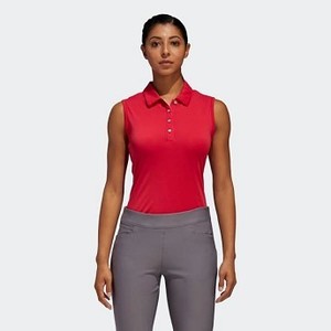 [해외] Womens Golf Essential Sleeveless Shirt [아디다스 탱크탑] Energy Pink/Energy Pink (CG2382)
