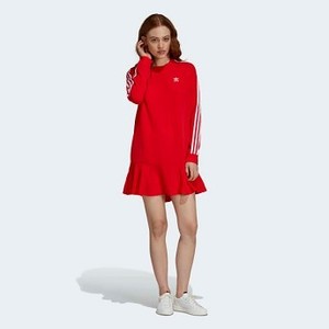 [해외] Womens Originals Dress [아디다스 스커트] Red (DW3880)