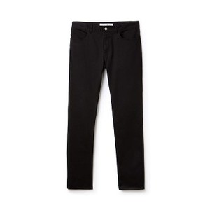 [해외] Mens Slim Fit Stretch Cotton Pants [라코스테 바지] Black (HH9561-51)