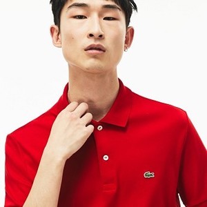 [해외] Mens Regular Fit Pima Cotton Interlock Polo [라코스테 반팔,폴로티] Red (DH2050-51)