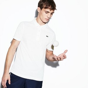 [해외] Mens SPORT Tennis regular fit Polo Shirt in ultra-lightweight knit [라코스테 반팔,폴로티] White (L1230-51)