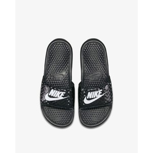 [해외] Nike Benassi [나이키 슬리퍼] Black/White (343881-011)