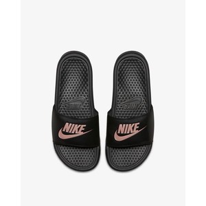 [해외] Nike Benassi [나이키 슬리퍼] Black/Rose Gold (343881-007)